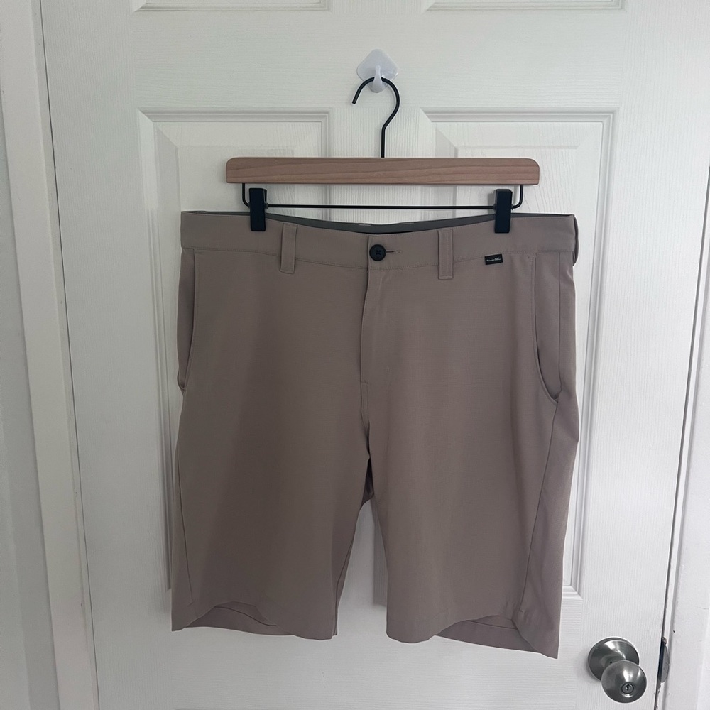 TravisMathew Men's Performance Shorts - Taupe